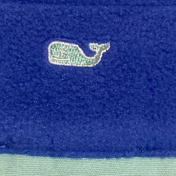 Vineyard Vines Blue and Mint Green Full Zip Fleece Vest Women Size Medium EUC - Picture 12 of 12